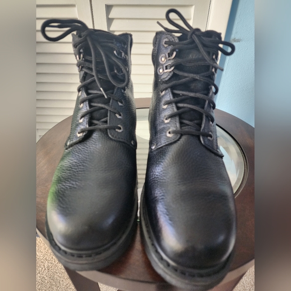 Dickies Raider Men's Black Leather Sz 11 Work Boots Oil Slip Resistant Lot5 - Picture 2 of 9